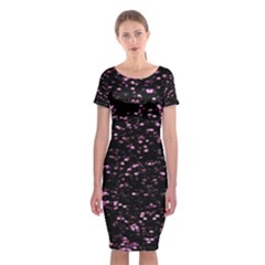 Digital Polka Classic Short Sleeve Midi Dress by Sparkle