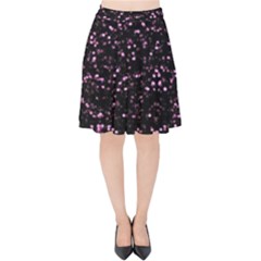 Digital Polka Velvet High Waist Skirt by Sparkle