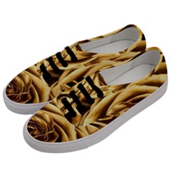 Gold Roses Men s Classic Low Top Sneakers