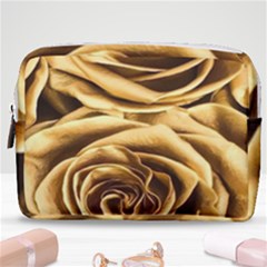 Gold Roses Make Up Pouch (medium) by Sparkle