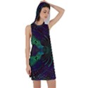 Fractal Flower Racer Back Hoodie Dress View1