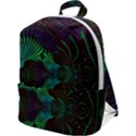 Fractal Flower Zip Up Backpack View1