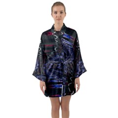 Digital Room Long Sleeve Satin Kimono by Sparkle