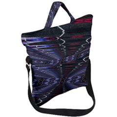 Digital Room Fold Over Handle Tote Bag by Sparkle