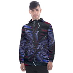 Digital Room Men s Front Pocket Pullover Windbreaker by Sparkle