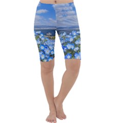 Floral Nature Cropped Leggings  by Sparkle