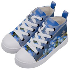 Floral Nature Kids  Mid-top Canvas Sneakers by Sparkle