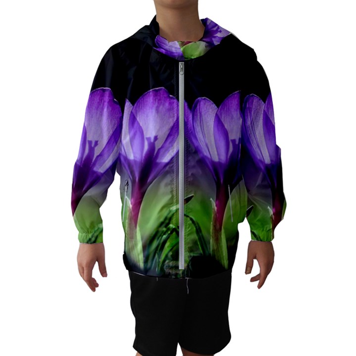 Flower Kids  Hooded Windbreaker