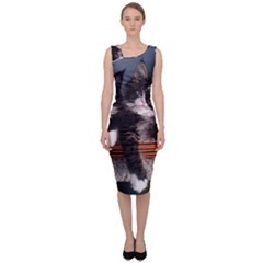 Cats Brothers Sleeveless Pencil Dress by Sparkle