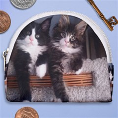 Cats Brothers Horseshoe Style Canvas Pouch by Sparkle