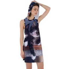 Cats Brothers Racer Back Hoodie Dress by Sparkle