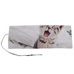 Laughing Kitten Roll Up Canvas Pencil Holder (s) by Sparkle