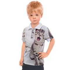 Laughing Kitten Kids  Polo Tee