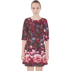 Red Floral Pocket Dress by Sparkle