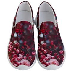 Red Floral Men s Lightweight Slip Ons by Sparkle