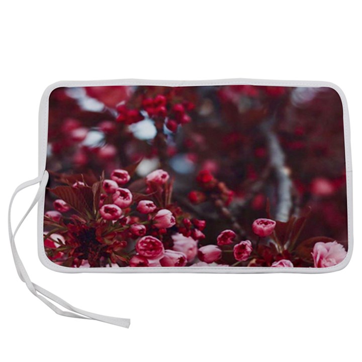 Red Floral Pen Storage Case (S)