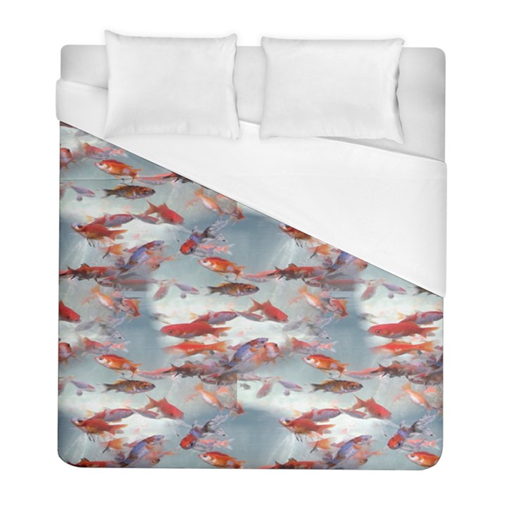 Golden Fishes Duvet Cover (Full/ Double Size)