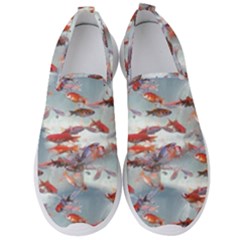 Golden Fishes Men s Slip On Sneakers by Sparkle