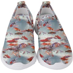 Golden Fishes Kids  Slip On Sneakers by Sparkle