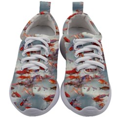 Golden Fishes Kids Athletic Shoes by Sparkle