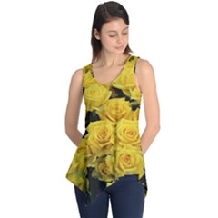 Yellow Roses Sleeveless Tunic by Sparkle