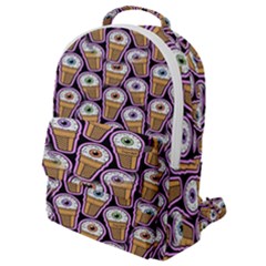 Eyes Cups Flap Pocket Backpack (small) by Sparkle