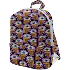 Eyes Cups Zip Up Backpack by Sparkle