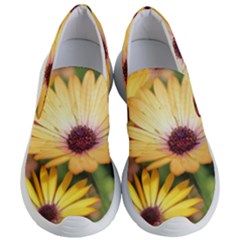 Yellow Flowers Women s Lightweight Slip Ons by Sparkle