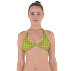 Lemon And Yellow Halter Neck Bikini Top by Sparkle