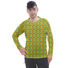 Lemon And Yellow Men s Pique Long Sleeve Tee