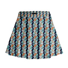 Geometry Colors Mini Flare Skirt by Sparkle