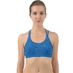 Blue Sparkles Back Web Sports Bra by ElenaIndolfiStyle