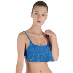 Blue Sparkles Layered Top Bikini Top 