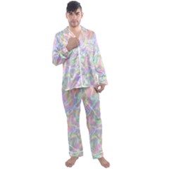 Pinkhalo Men s Long Sleeve Satin Pyjamas Set by designsbyamerianna