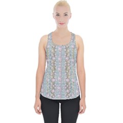 Summer Florals In The Sea Pond Decorative Piece Up Tank Top by pepitasart