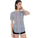 Summer Florals In The Sea Pond Decorative Perpetual Short Sleeve T-Shirt View1