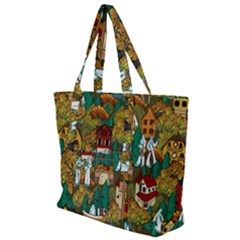 Yeti Town Zip Up Canvas Bag