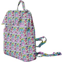 Blue Haired Girl Pattern Blue Buckle Everyday Backpack by snowwhitegirl