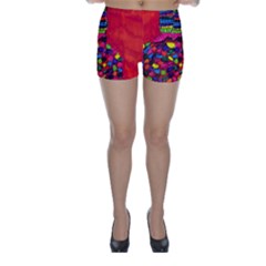 Colorful Leg Warmers Skinny Shorts by snowwhitegirl