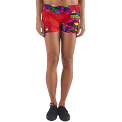 Colorful Leg Warmers Yoga Shorts by snowwhitegirl