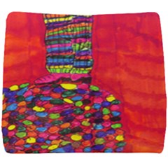 Colorful Leg Warmers Seat Cushion by snowwhitegirl