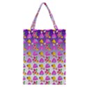 Girl With Hood Cape Heart Lemon Patternpurple Ombre Classic Tote Bag View1