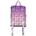 Girl With Hood Cape Heart Lemon Patternpurple Ombre Buckle Everyday Backpack View3