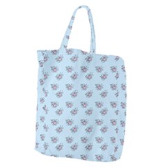 Zodiac Bat Pink Blue Giant Grocery Tote by snowwhitegirl