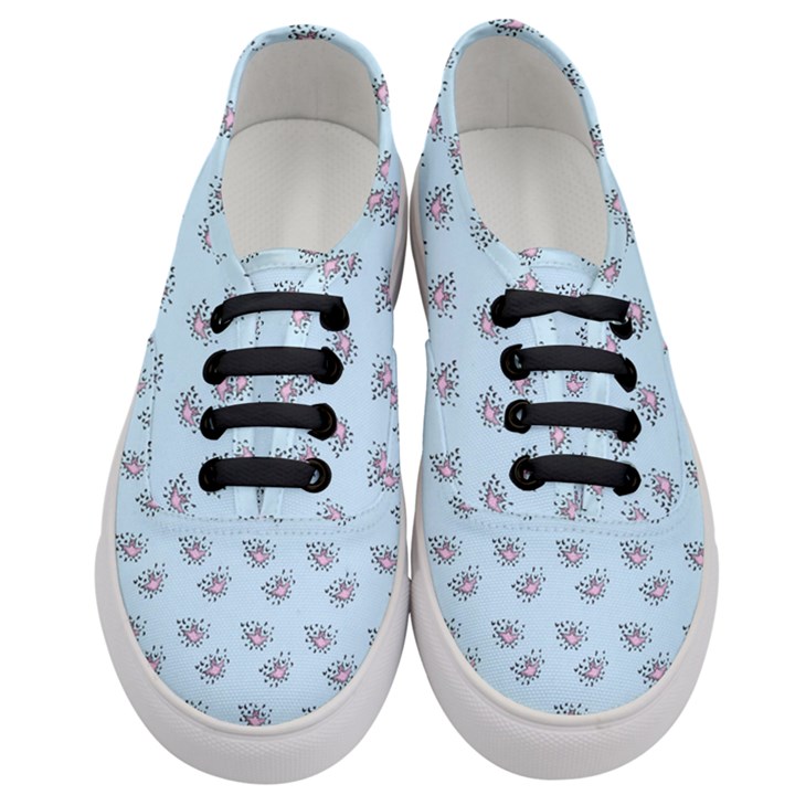 Zodiac Bat Pink Blue Women s Classic Low Top Sneakers