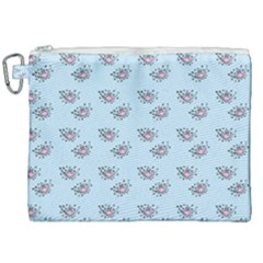 Zodiac Bat Pink Blue Canvas Cosmetic Bag (xxl) by snowwhitegirl