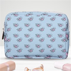 Zodiac Bat Pink Blue Make Up Pouch (medium) by snowwhitegirl