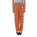 Zodiac Bat Pink Orange Women s Jogger Sweatpants View2