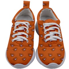 Zodiac Bat Pink Orange Kids Athletic Shoes by snowwhitegirl