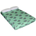 Zodiac Bat Pink Mint Fitted Sheet (California King Size) View2